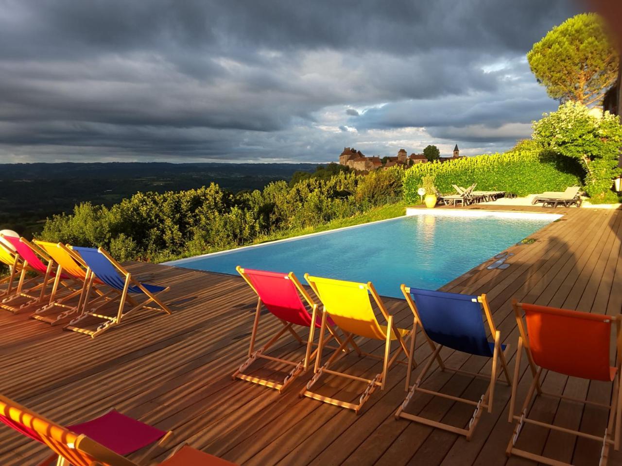 Le Relais De Castelnau Otel Loubressac Dış mekan fotoğraf